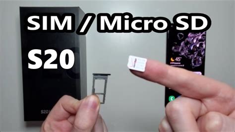 samsung sim card|Galaxy S20/S20+ : How to Insert/Remove SIM Card Properly.